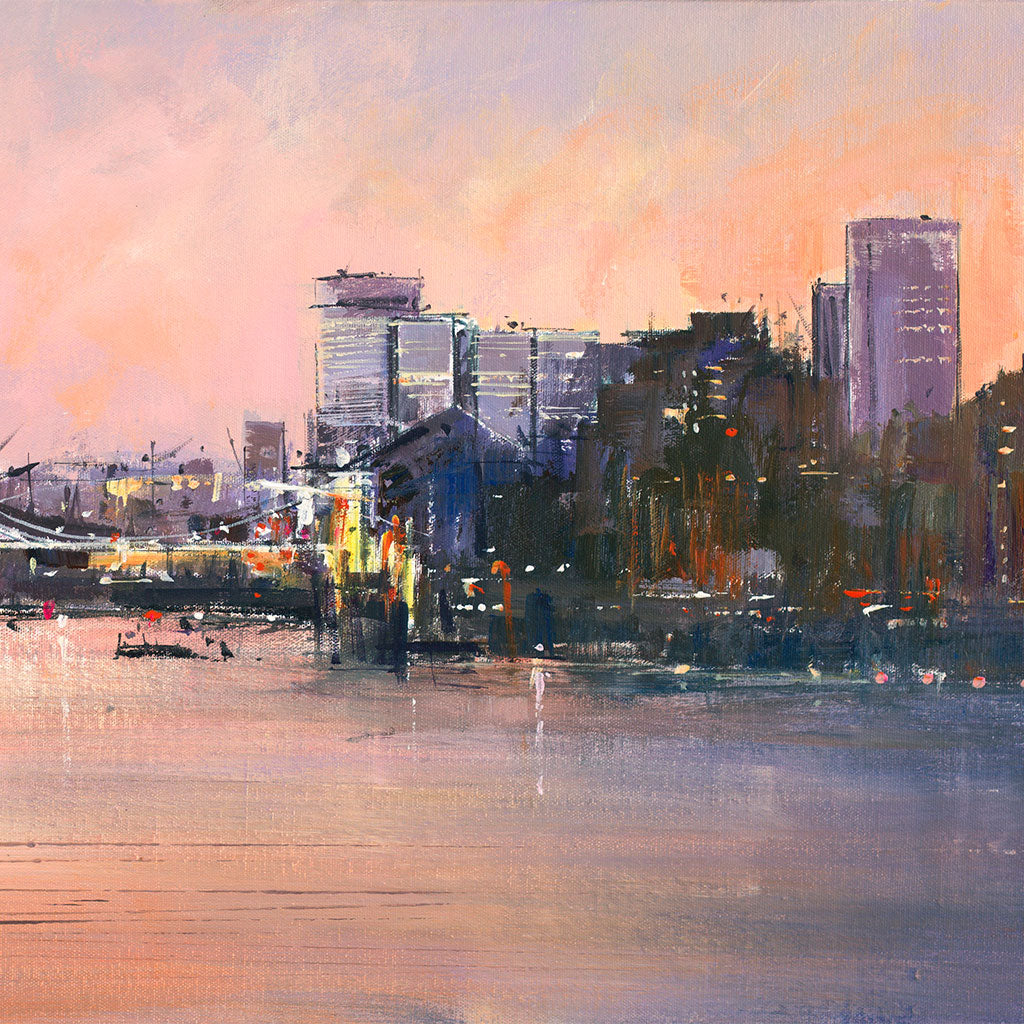 LM015 Evening Cityscape
